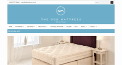 Desktop Screenshot of oddmattress.co.uk