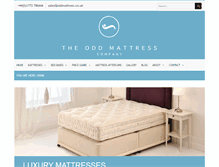 Tablet Screenshot of oddmattress.co.uk